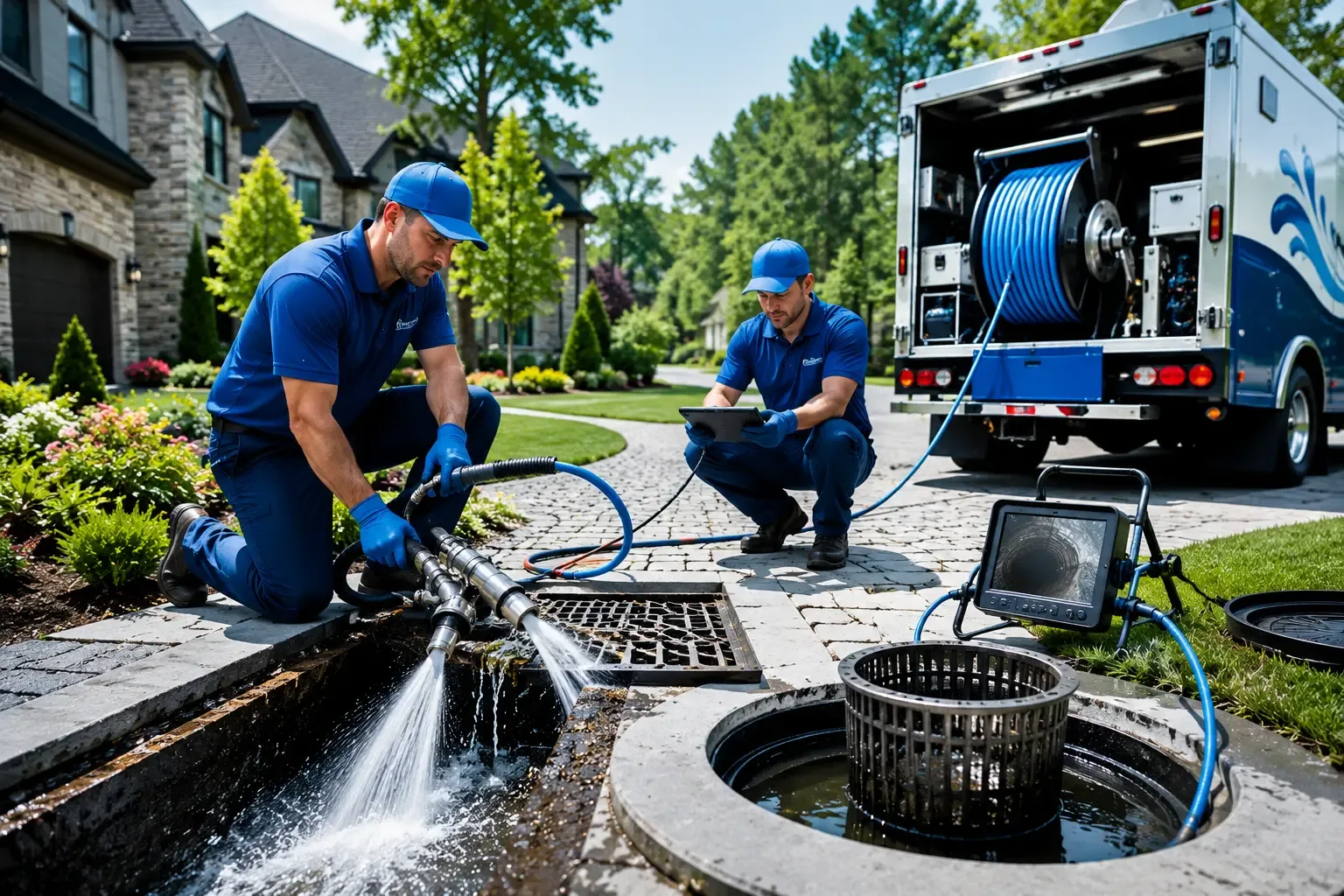 Local outdoor drain cleaning professionals in Chana, IL