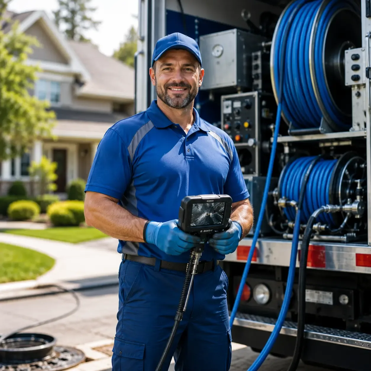 Local outdoor drain cleaning specialists in Chana, IL